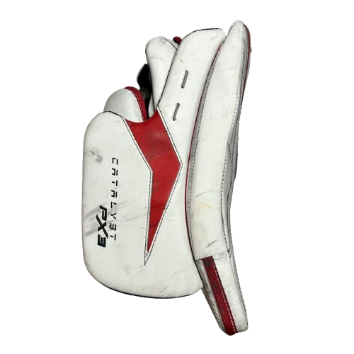 True Catalyst Px3 - Bloqueur de gardien de but Pro Stock d'occasion (blanc/rouge/noir)